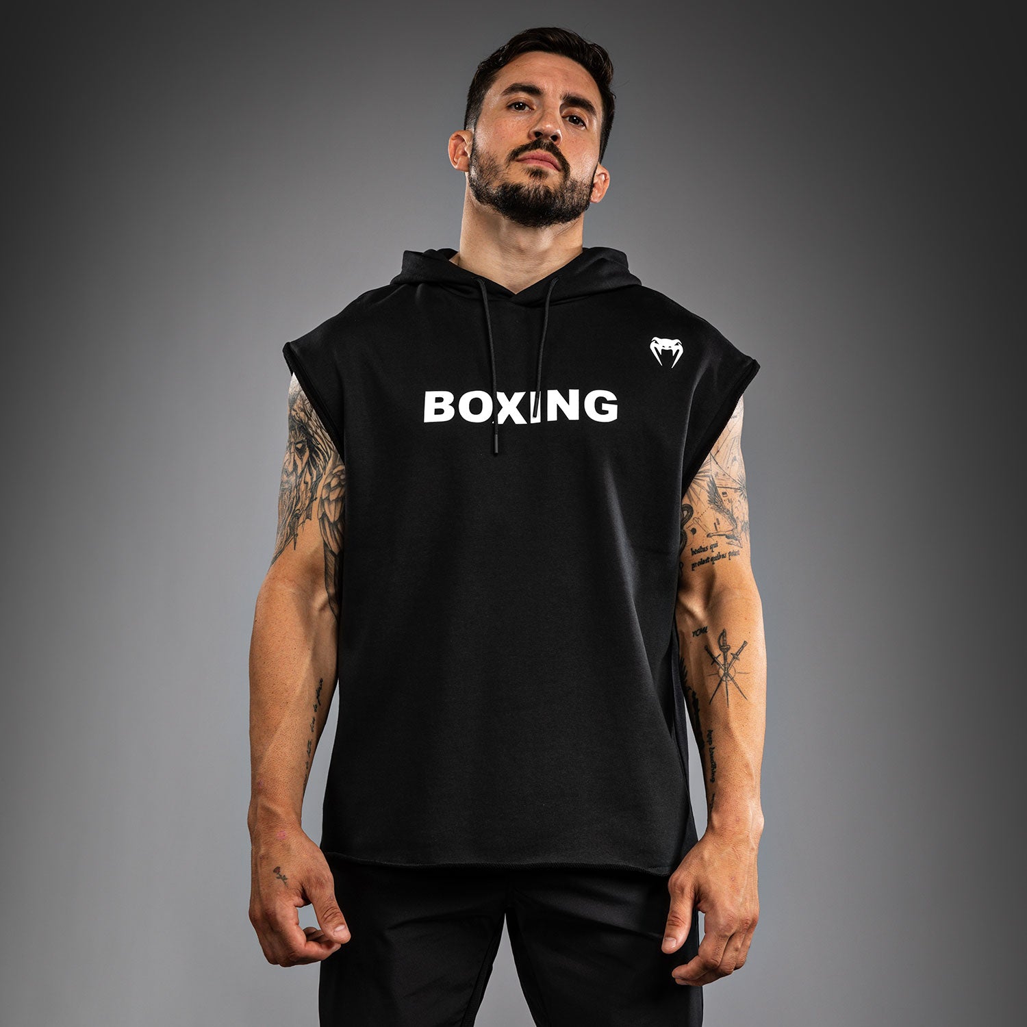 venum-boxing-vt-rmelloser-hoodie-herren-schwarz-wei image 1
