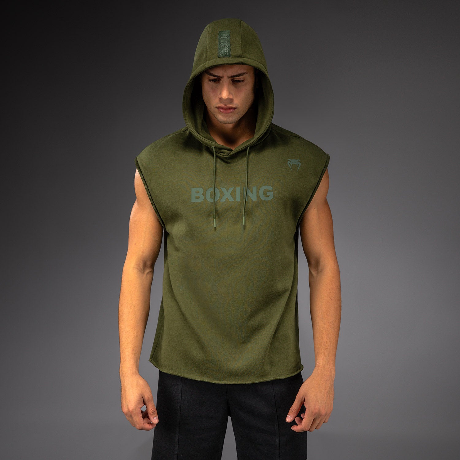 venum-boxing-vt-rmelloser-kapuzenpullover-milit-rgr-n image 2