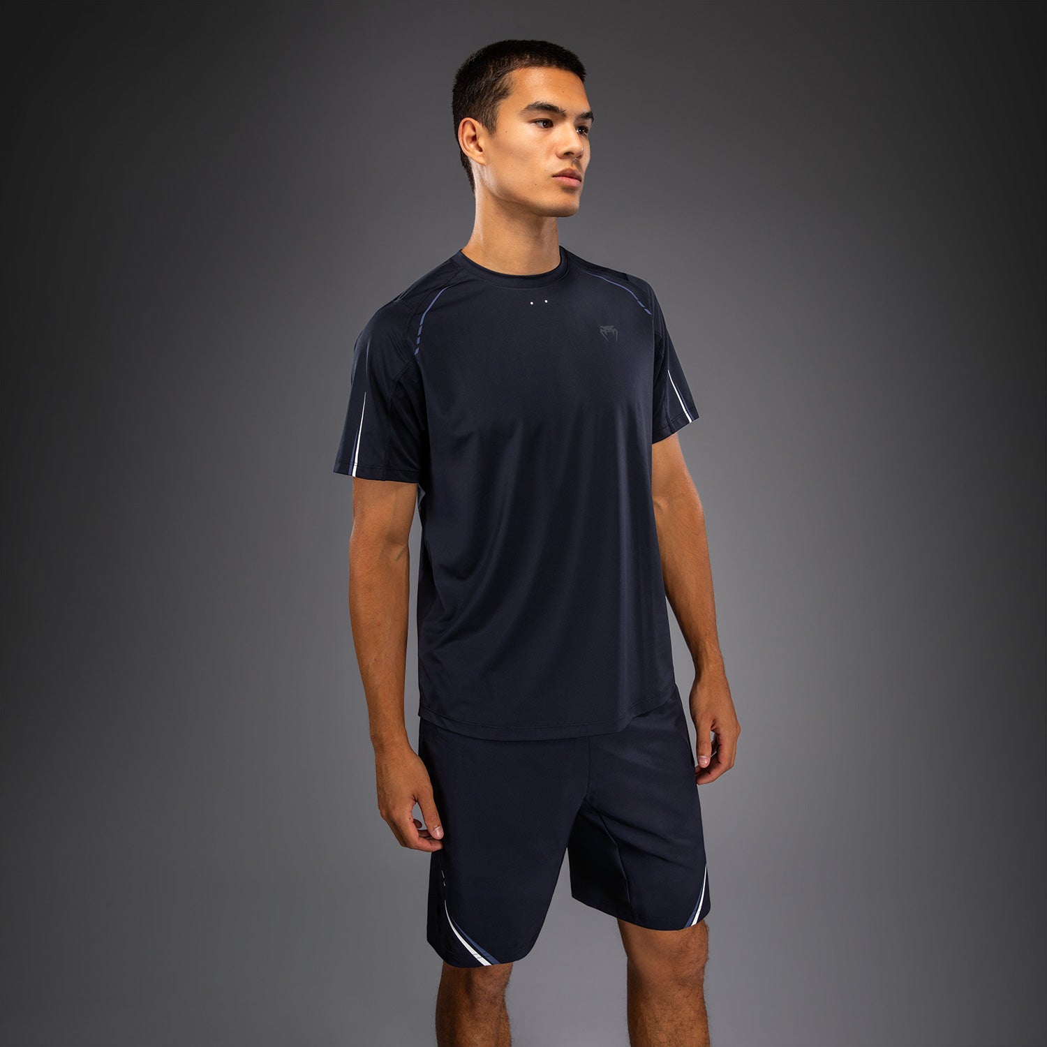 venum-g-core-dry-tech-t-shirt-herren-dunkelblau-wei image 3