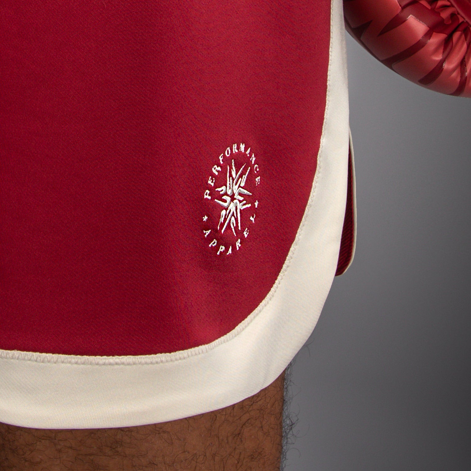 venum-classic-boxshorts-rubinrot-elfenbein image 4