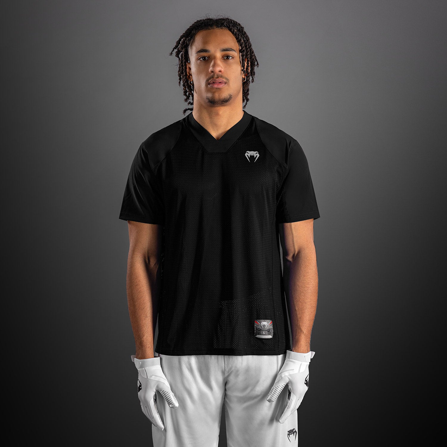venum-elite-fu-ball-kurzarmtrikot-herren-schwarz image 1