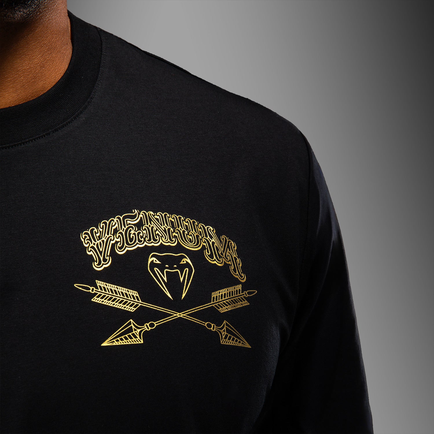 venum-wolf-atak-t-shirt-schwarz-grau image 4
