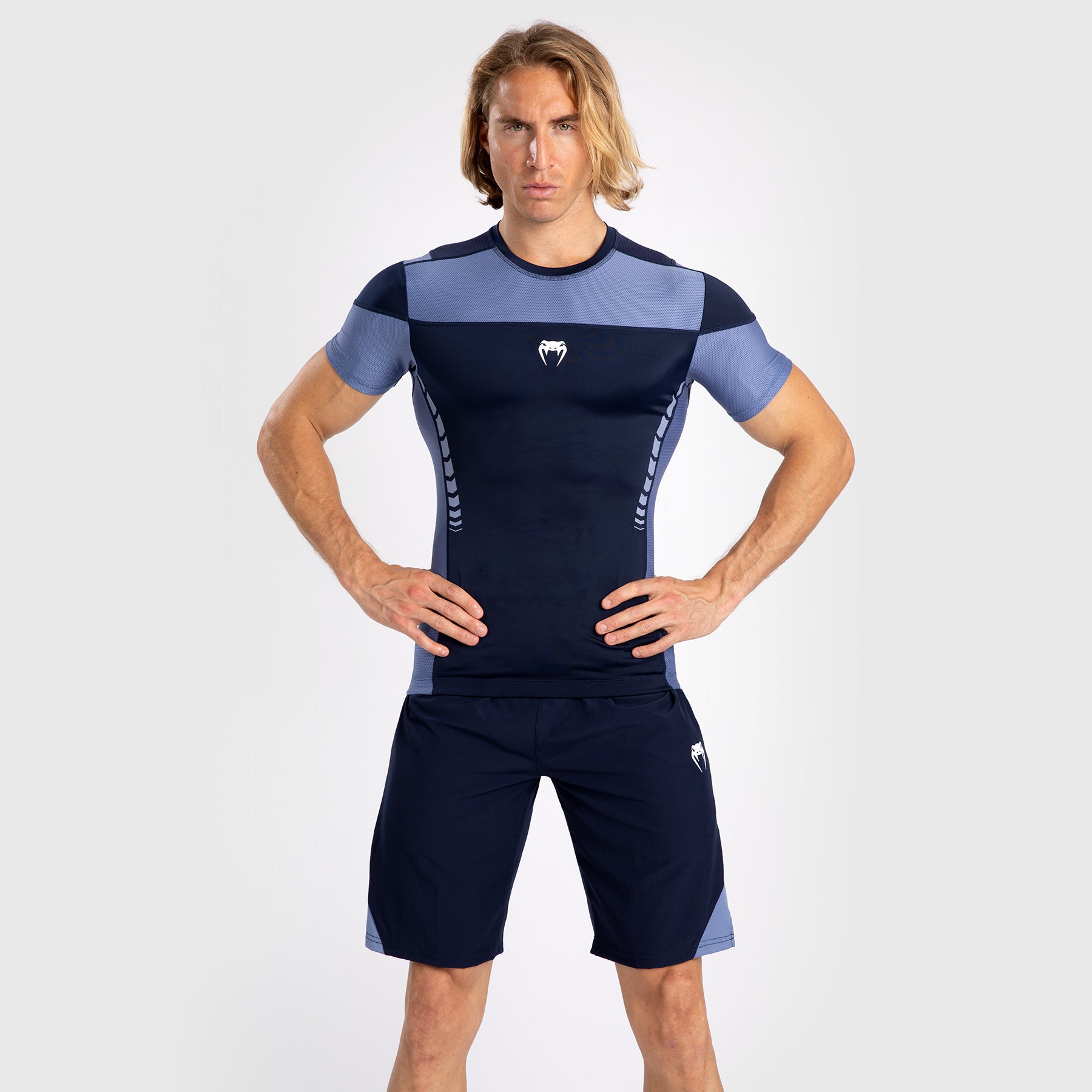 venum-tempest-herren-kurzarm-rashguard-marineblau-blau image 1