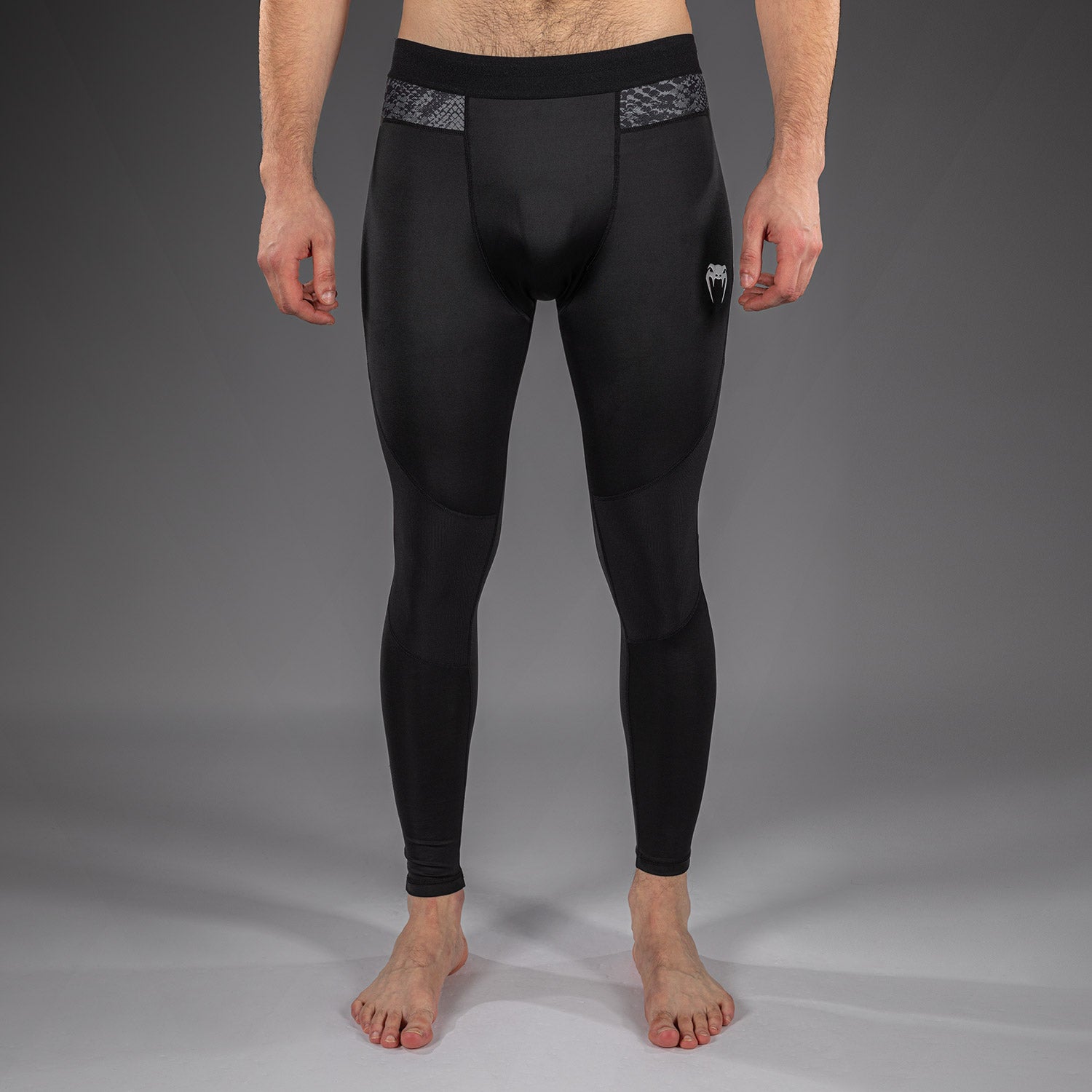 venum-g-fit-scales-kompressionshose-schwarz-anthrazitgrau-herren image 1