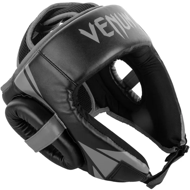 venum-challenger-open-face-kopfschutz-schwarz-grau image 1