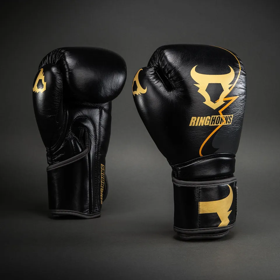 ringhorns-charger-by-venum-boxhandschuhe-schwarz-gold image 1