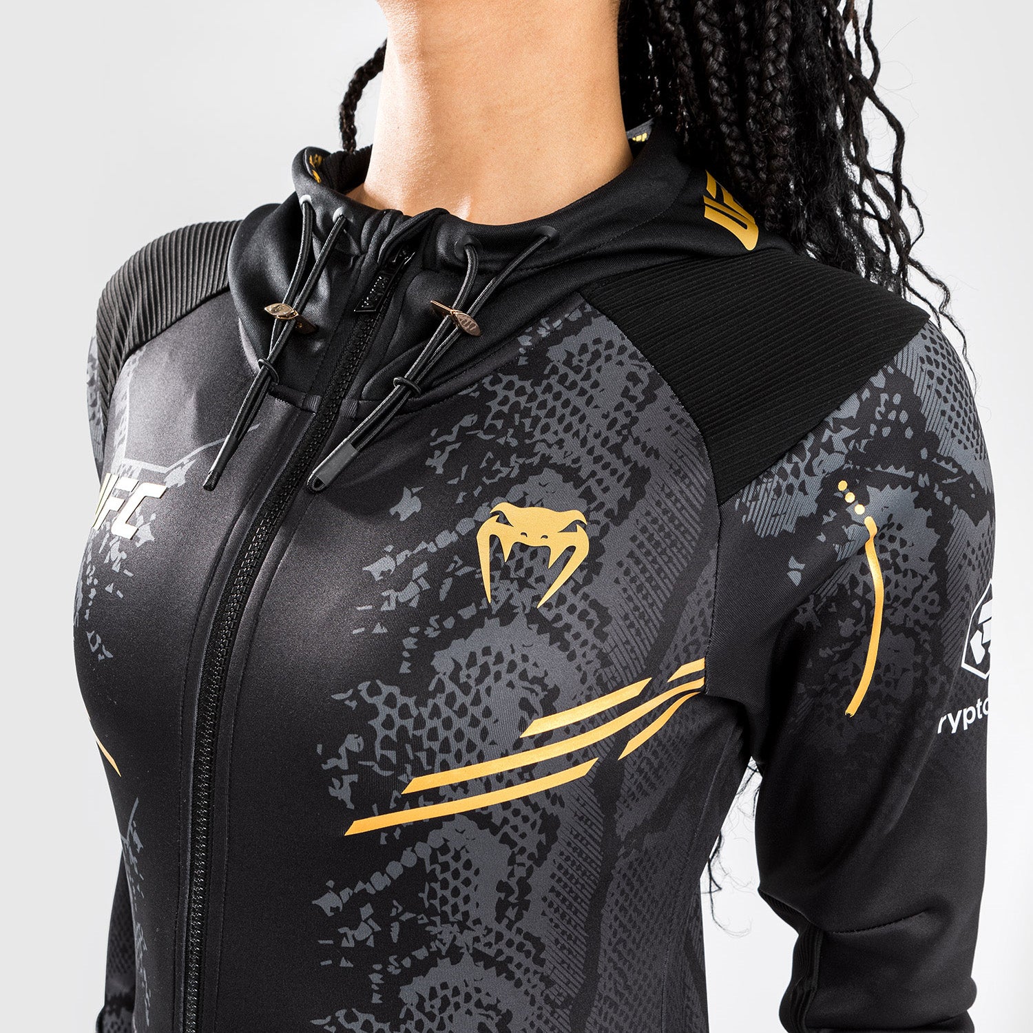 ufc-adrenaline-by-venum-authentic-fight-night-walkout-hoodie-damen-champion image 6