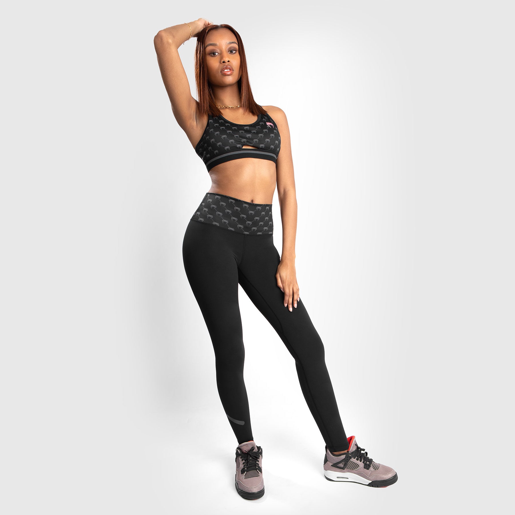 venum-monogram-leggings-schwarz-ros-gold-f-r-damen image 2
