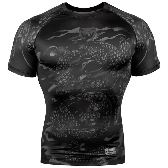 venum-dragon-s-flight-rashguard-kurzarm-schwarz-schwarz image 1