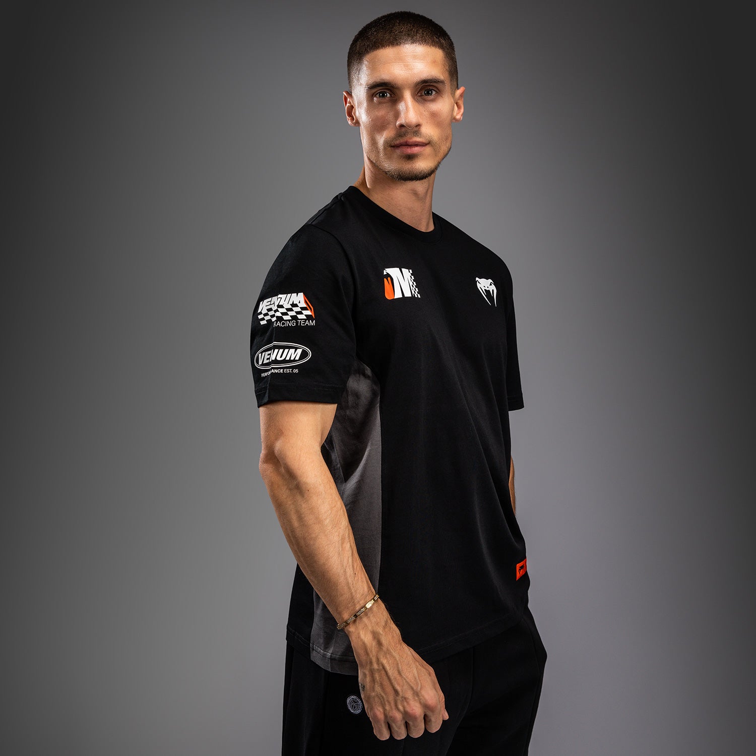 venum-motorsport-t-shirt-tiefschwarz image 4