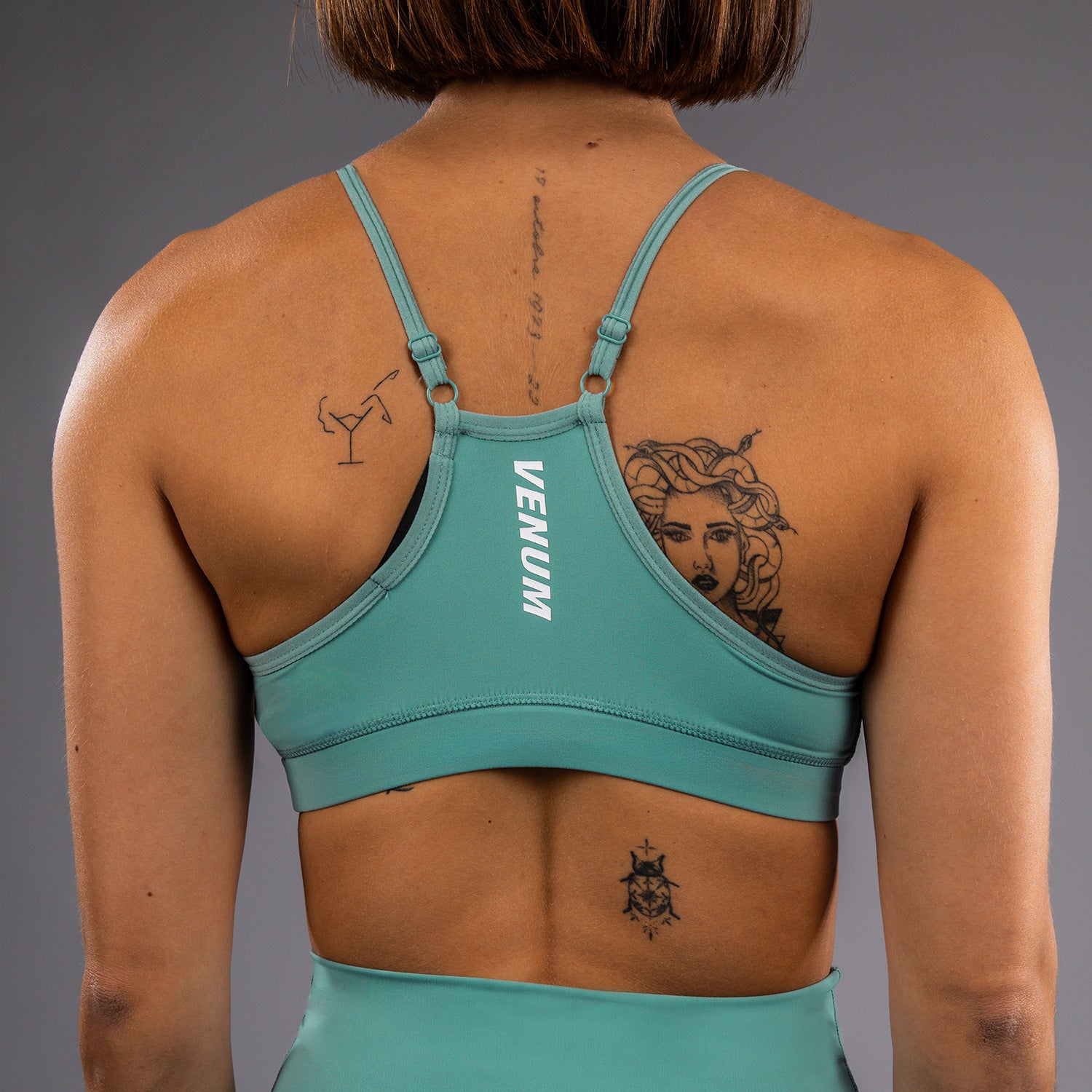 venum-essential-low-impact-damen-sport-bh-aqua-gr-n image 8