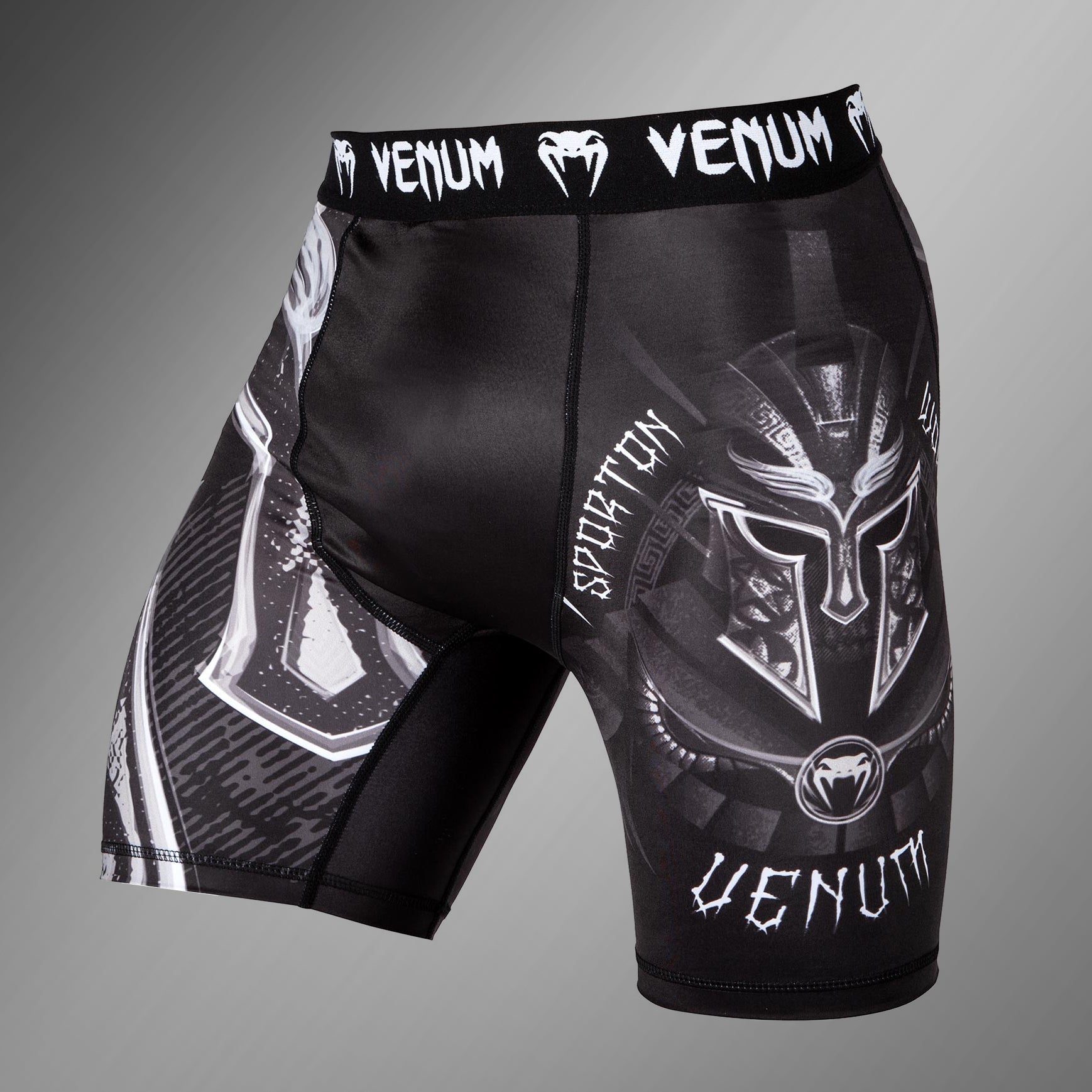 venum-gladiator-3-0-vale-tudo-shorts-f-r-herren-schwarz-wei image 2