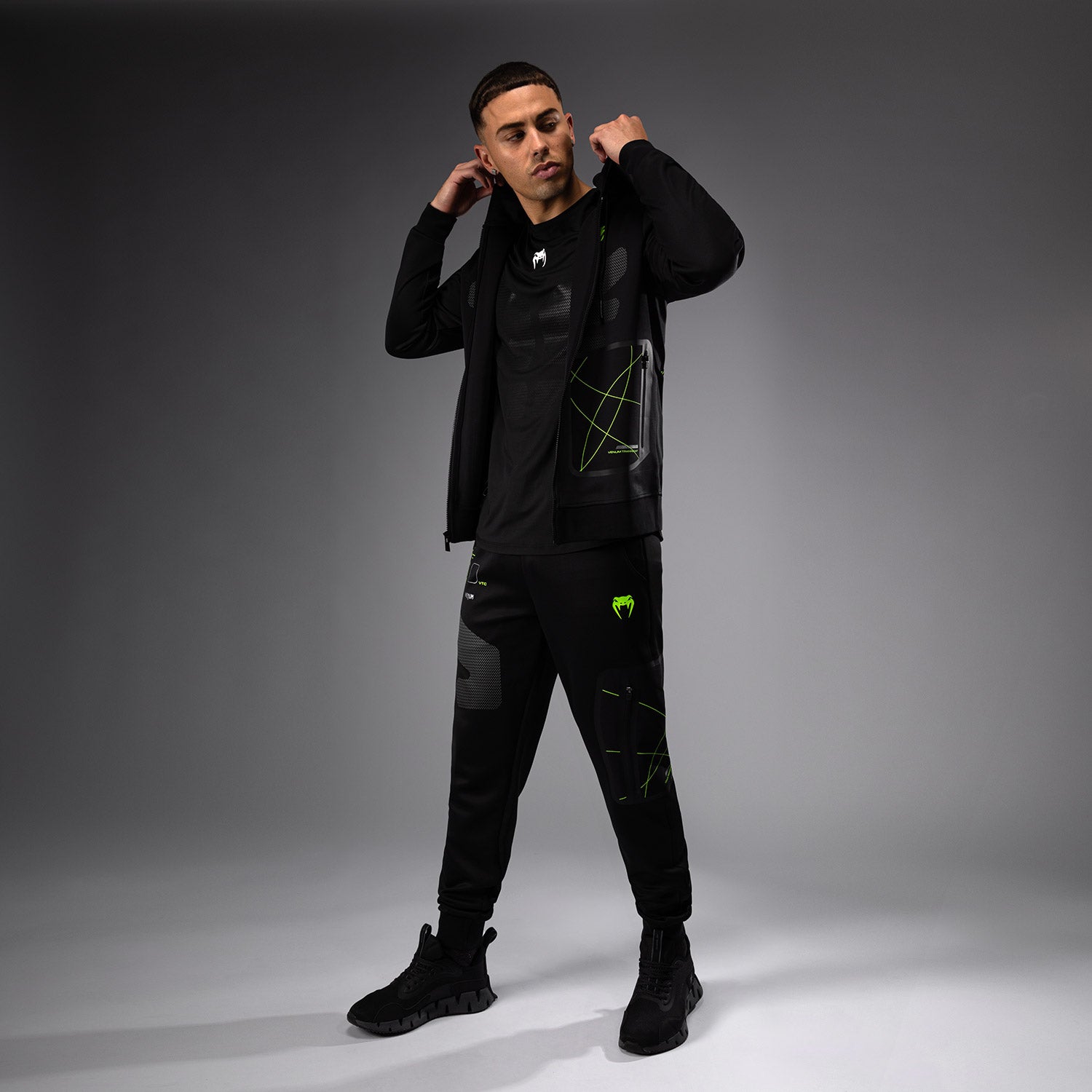 venum-training-camp-4-0-full-zip-hoodie-herren-schwarz-neogr-n image 3