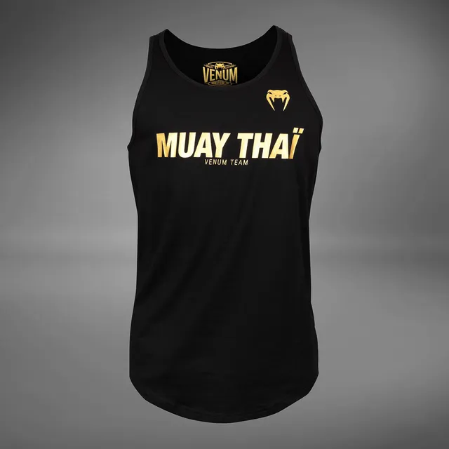 venum-muay-thai-vt-tank-top-herren-schwarz-gold image 1