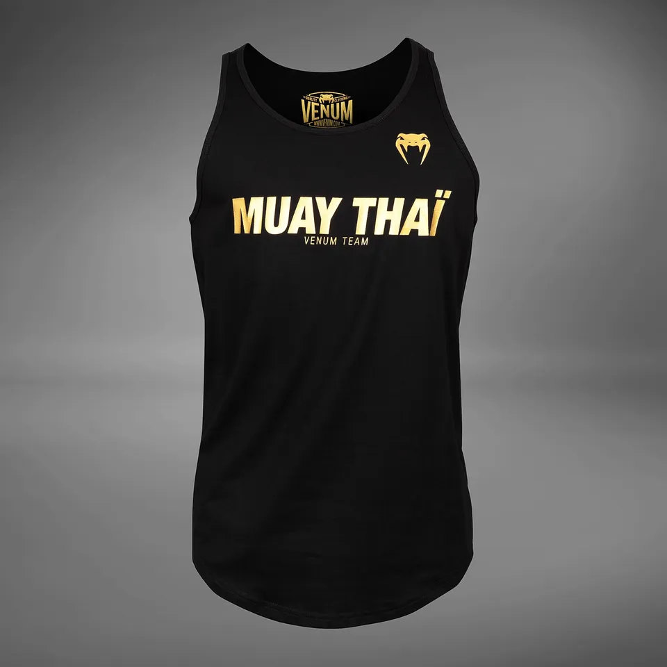venum-muay-thai-vt-tank-top-herren-schwarz-gold image 1