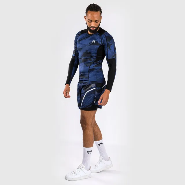 venum-electron-3-0-rashguard-langarm-herren-marineblau image 1