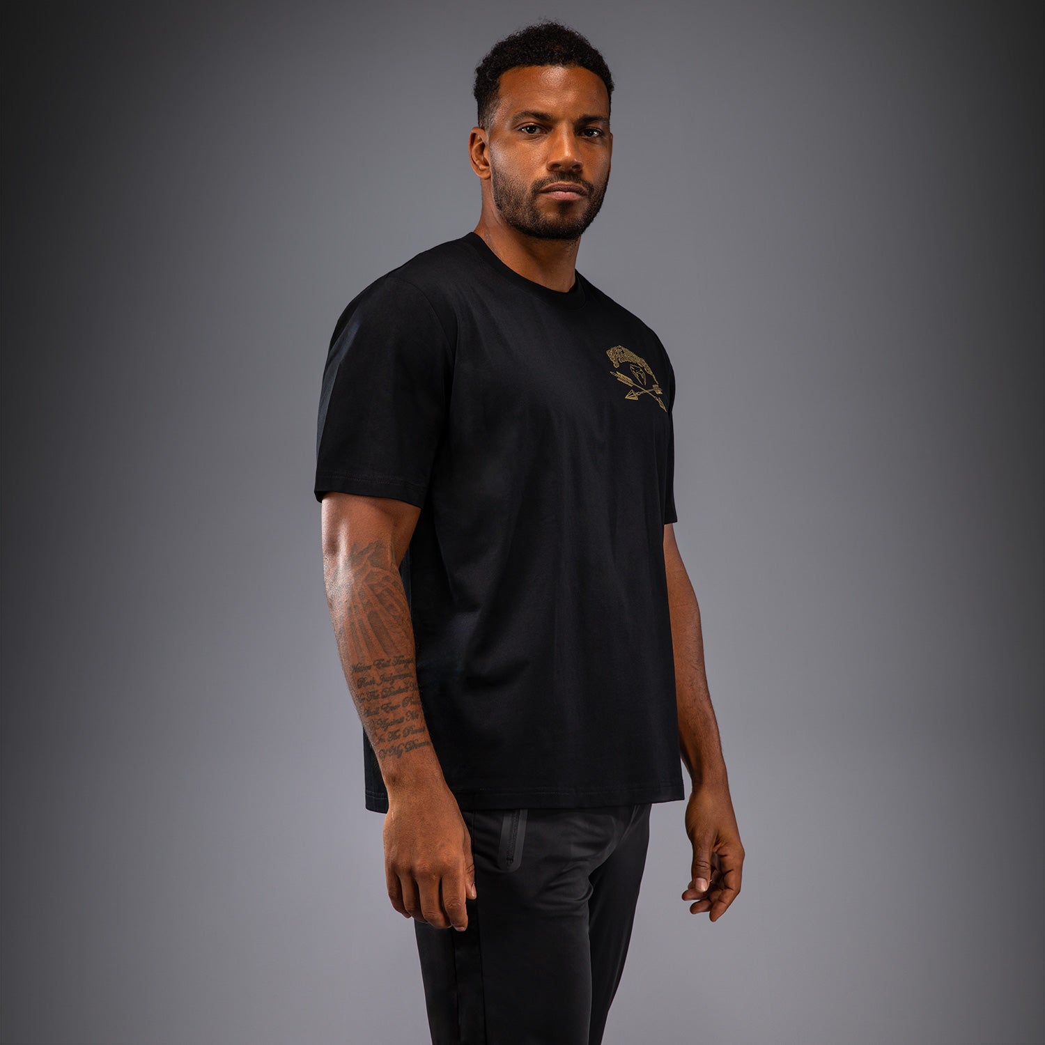 venum-wolf-atak-t-shirt-schwarz-grau image 2