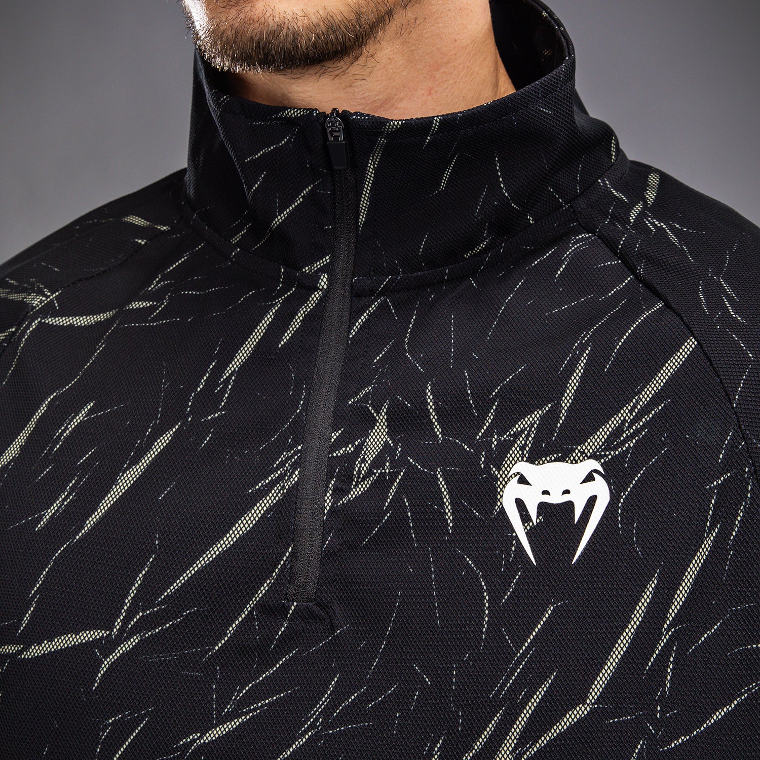venum-trooper-herren-trainingsanzug-jacke-schwarz-sandstein image 7