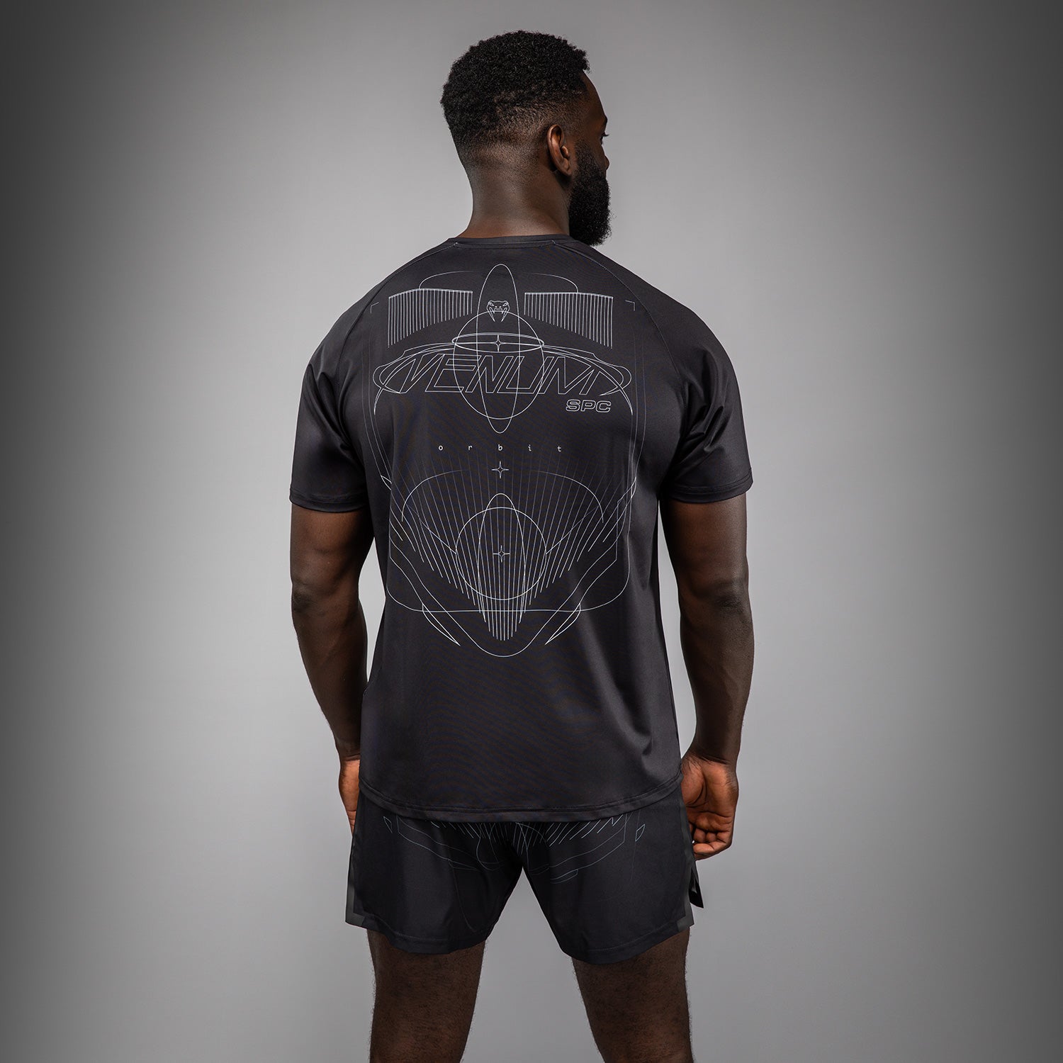 venum-eclipse-dry-tech-t-shirt-schwarz-silber-herren-performance-shirt image 3