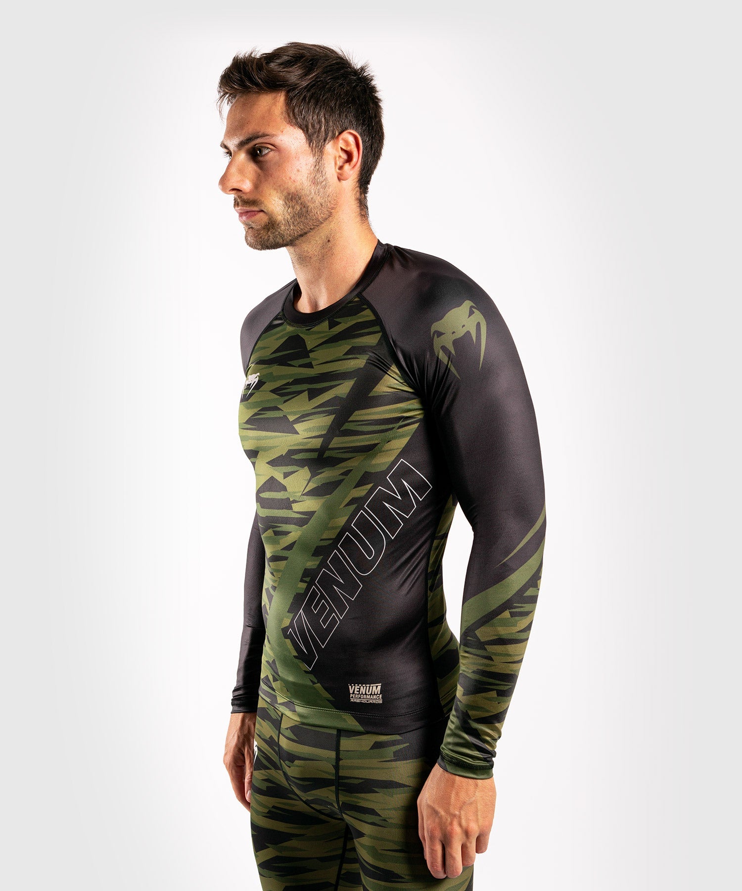 venum-contender-5-0-rashguard-lange-rmel-khaki-camo image 2