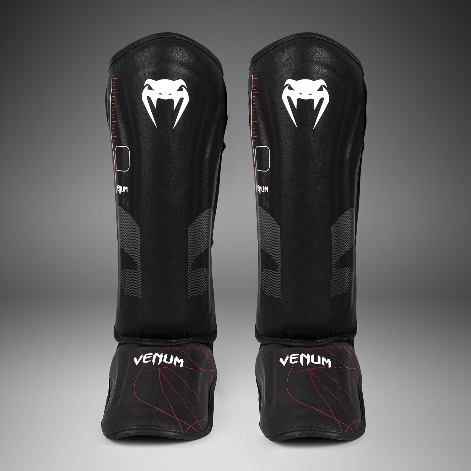 venum-tactical-xt-schienbeinschoner-schwarz-feuerrot image 1