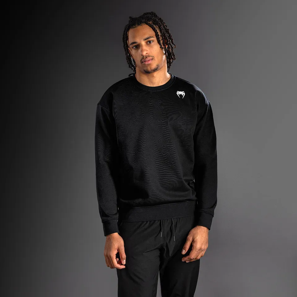 venum-lineup-fleece-pullover-schwarz-wei image 1