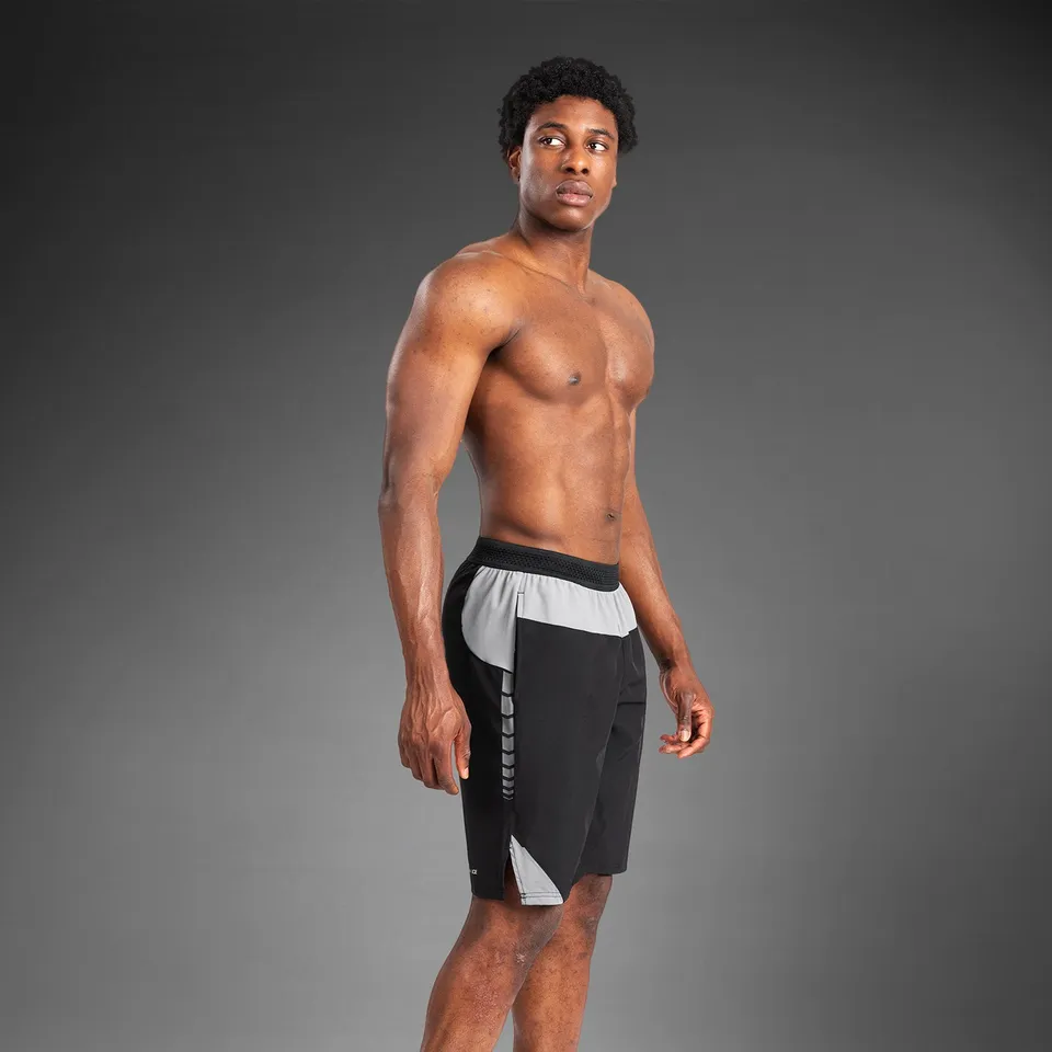 venum-tempest-herren-trainingsshorts-schwarz-grau image 1