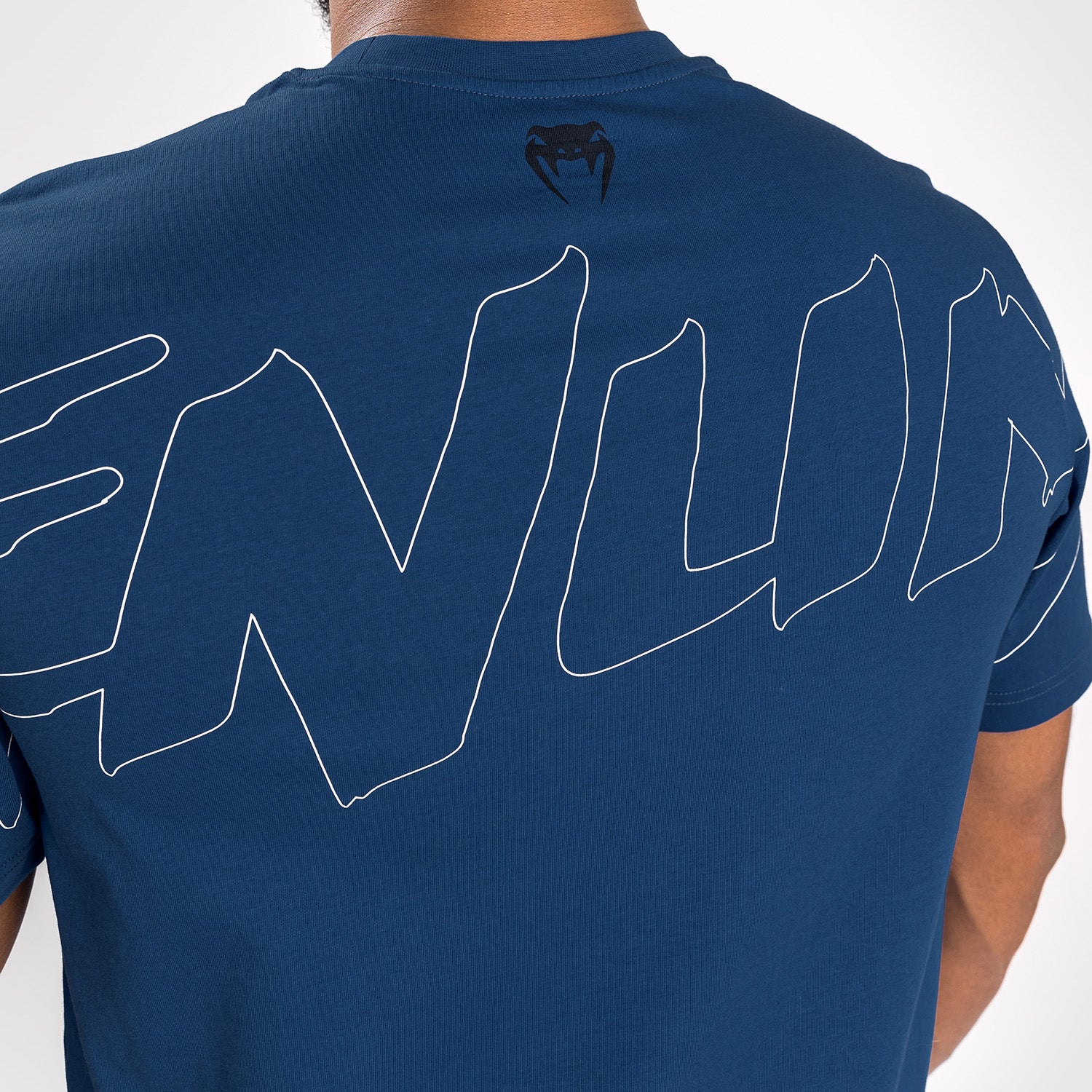 venum-snake-print-t-shirt-herren-marineblau image 7