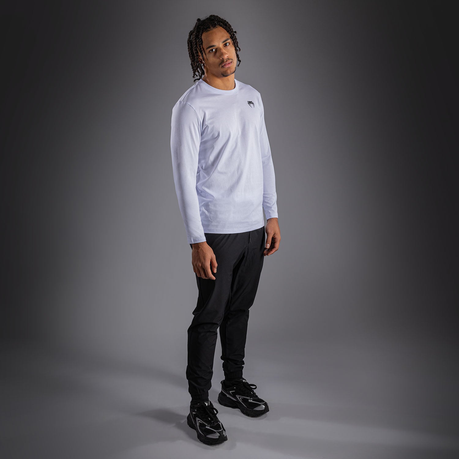 venum-lineup-langarm-t-shirt-herren-wei-schwarz image 4