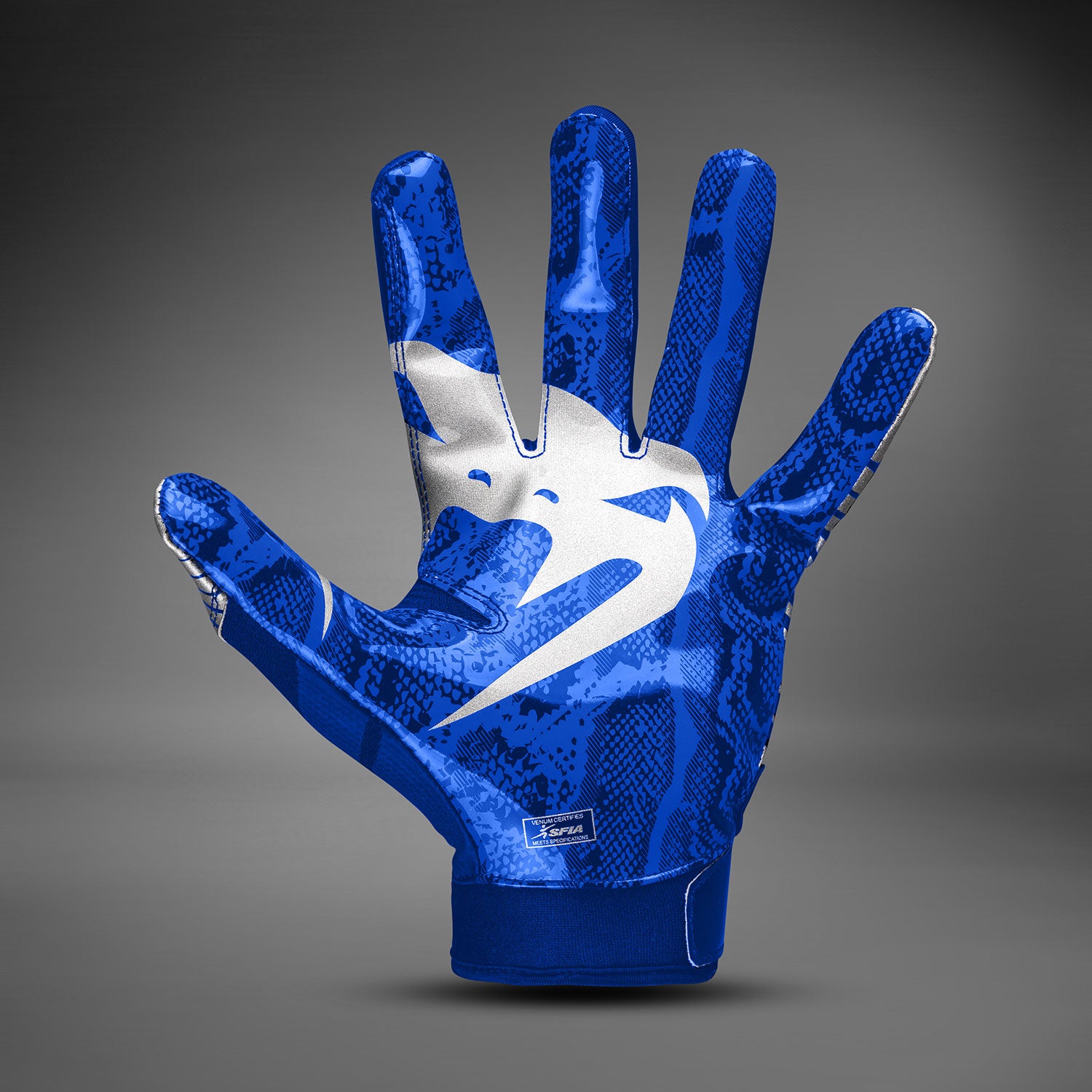 venum-elite-football-handschuhe-royalblau-silber image 3