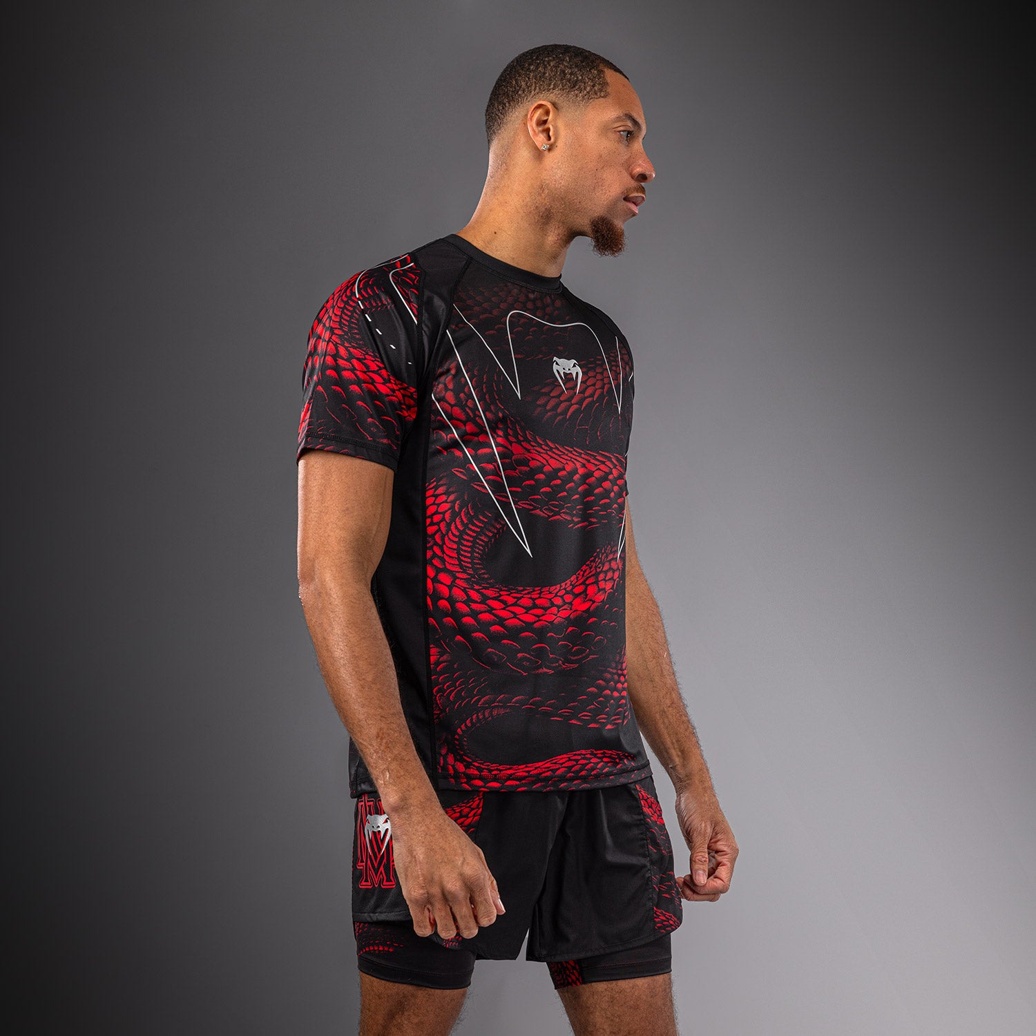 venum-matupa-dry-tech-t-shirt-schwarz-rot-silber image 2
