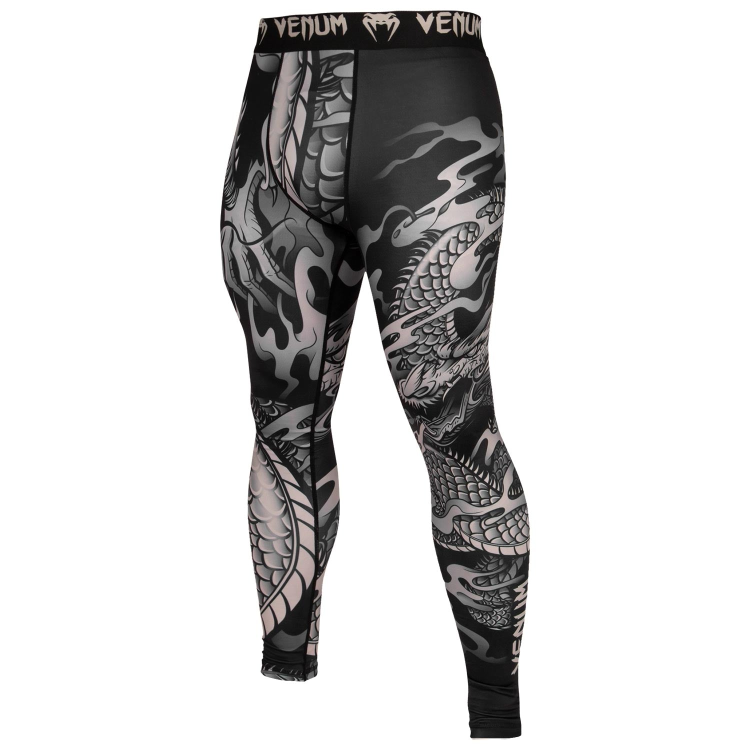 venum-dragon-s-flight-kompressionshose-schwarz-sand image 2