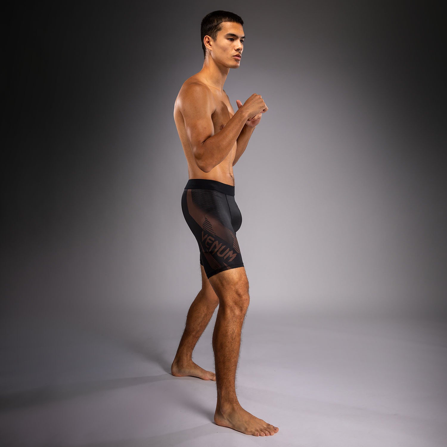 venum-no-gi-6-0-kompressionsshort-schwarz-braun image 3