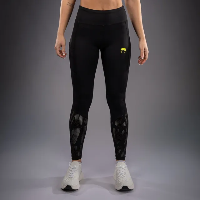 venum-lazer-damen-leggings-schwarz-gelb image 1