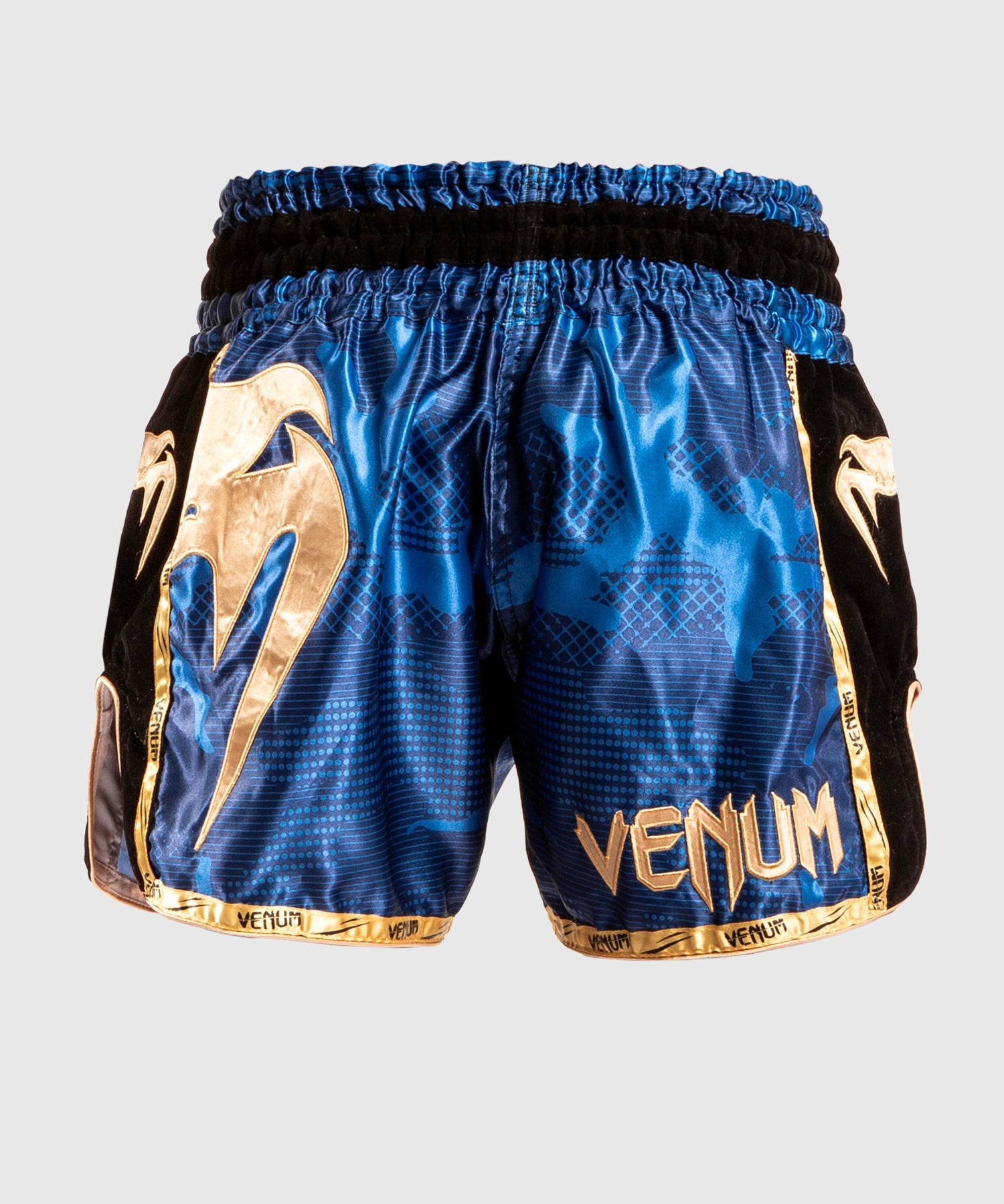 venum-giant-muay-thai-shorts-camo-blau-gold image 2