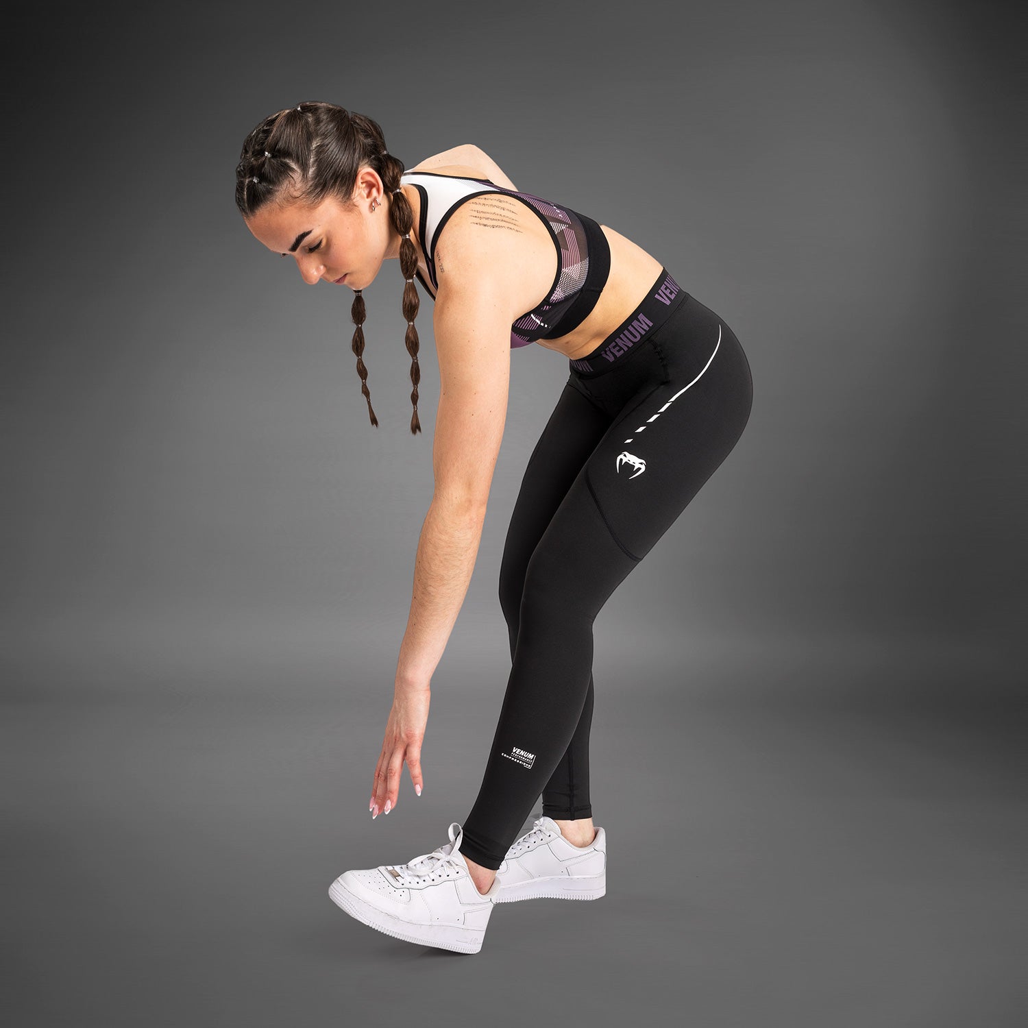 venum-adrenaline-damen-leggings-purple-schwarz image 6