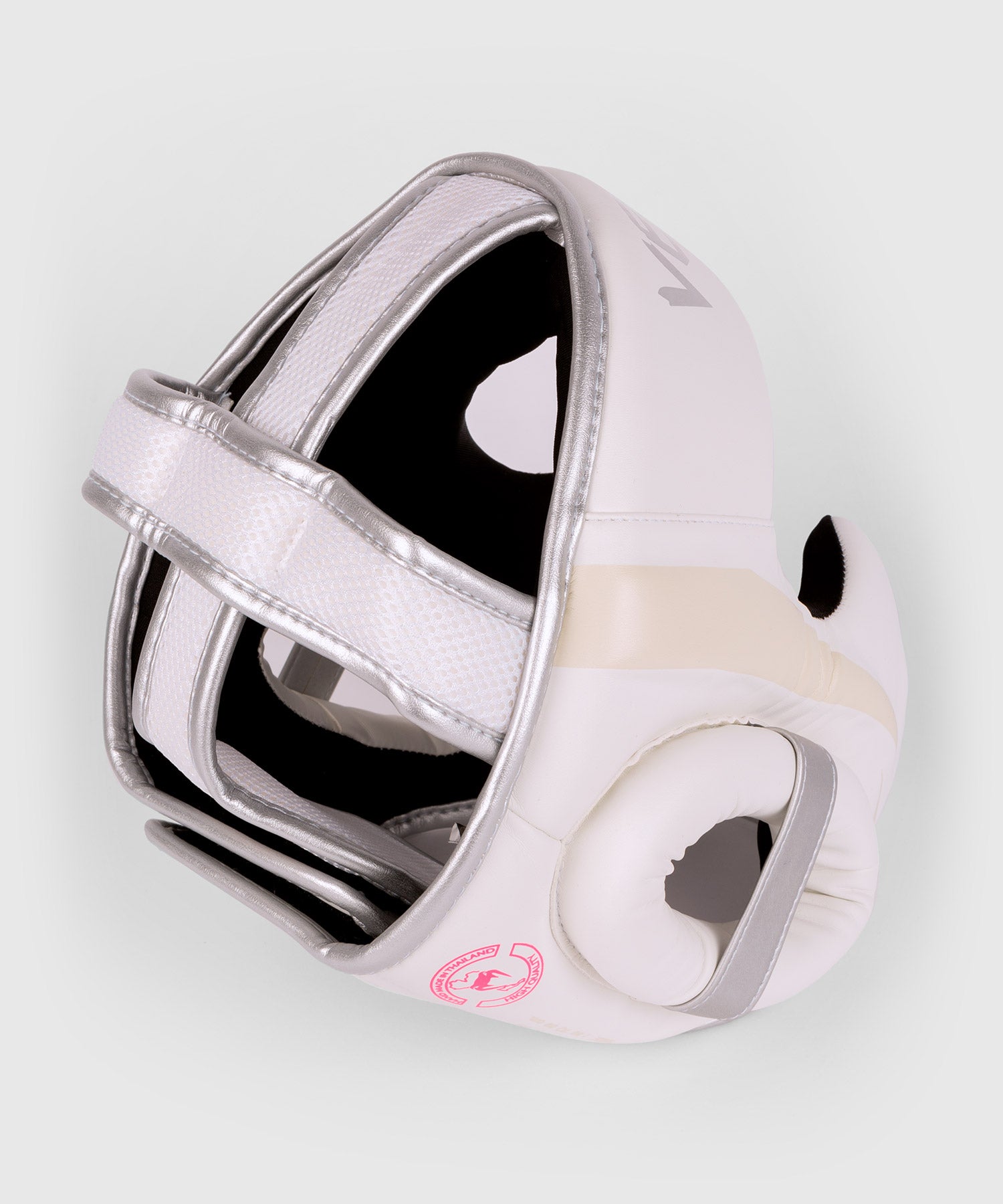 venum-elite-kopfschutz-wei-silber-rosa image 3
