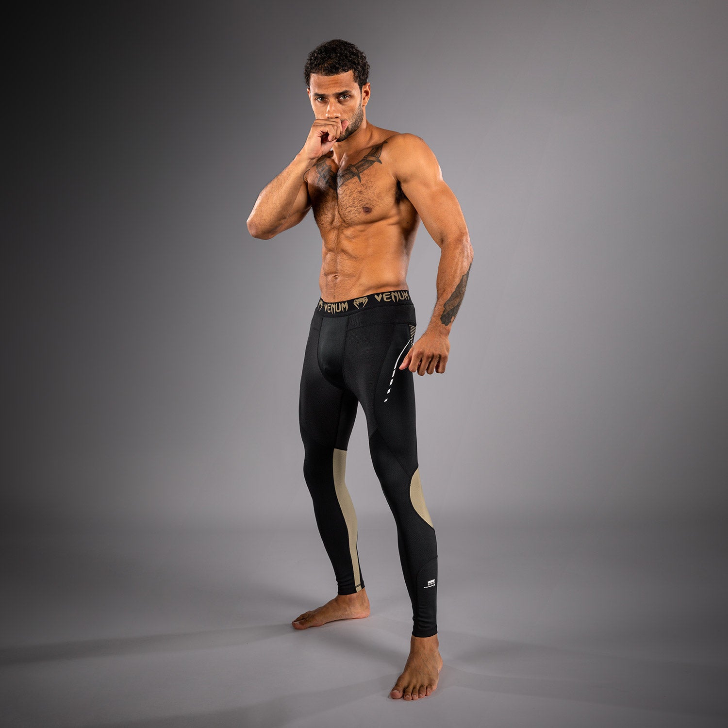 venum-adrenaline-spats-kompressionstights-schwarz-sand-f-r-herren image 8