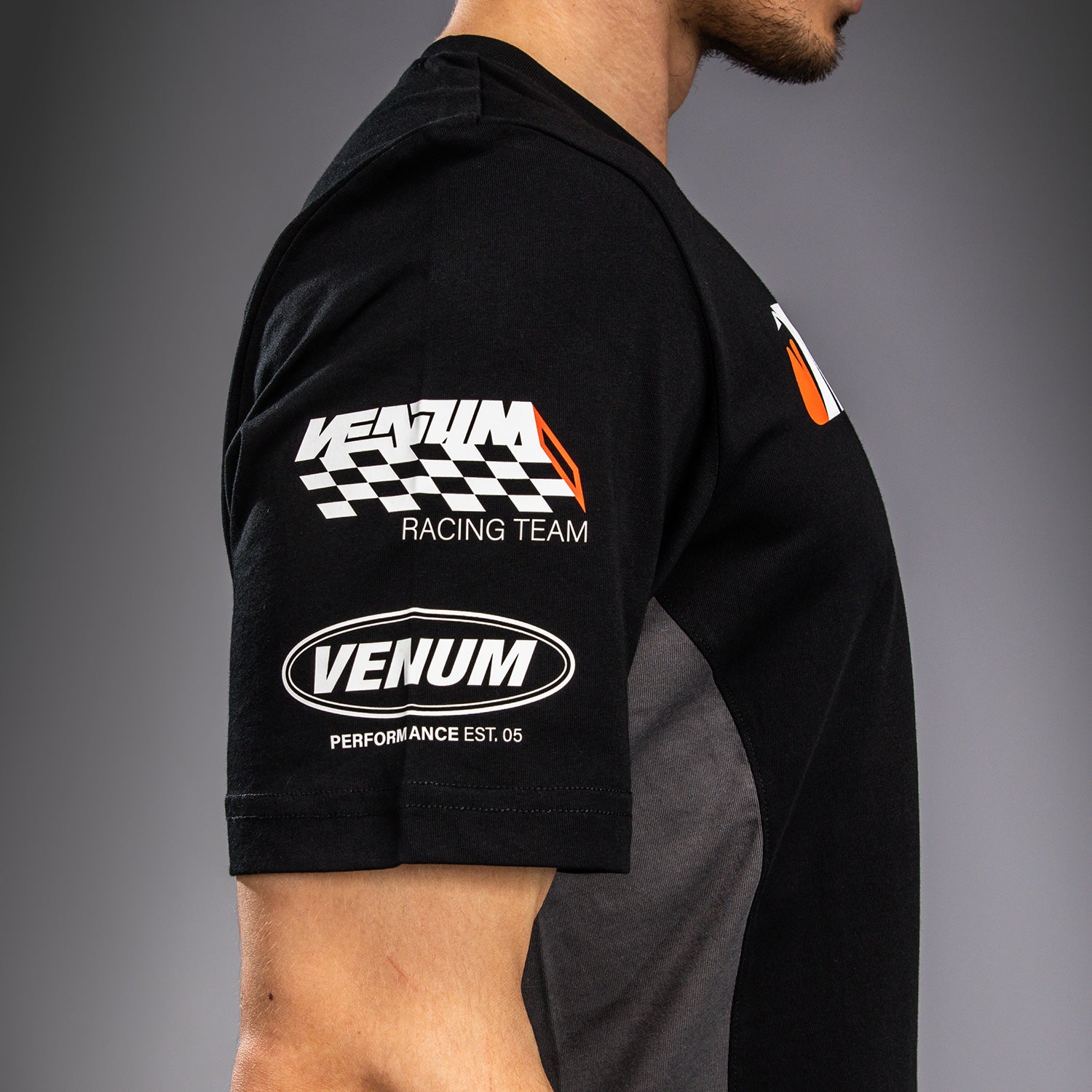 venum-motorsport-t-shirt-tiefschwarz image 6