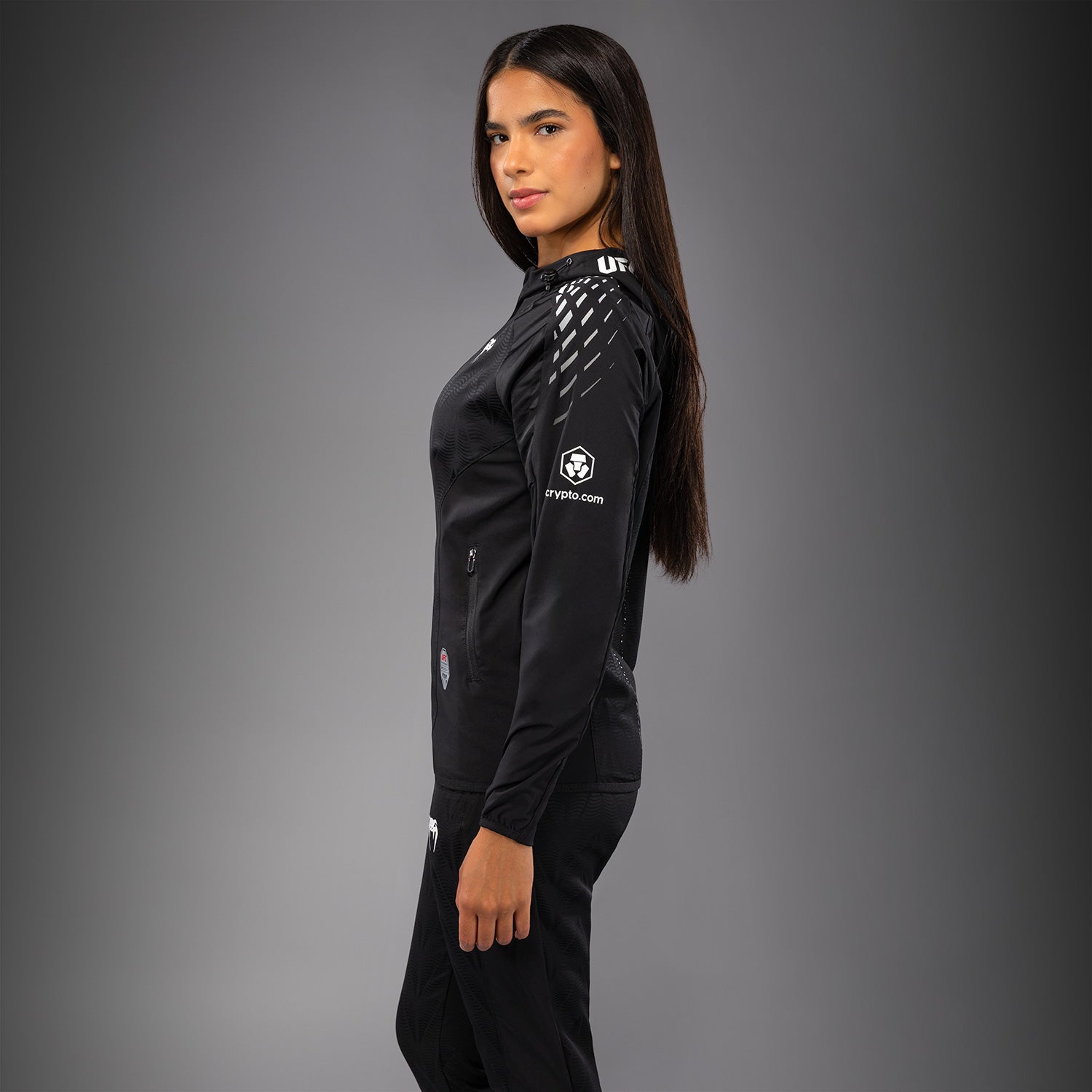 ufc-zenith-by-venum-authentic-fight-night-walkout-hoodie-damen-personalisiert-sc image 5