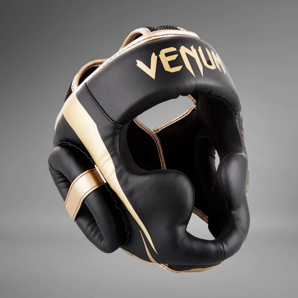 venum-elite-kopfschutz-schwarz-gold image 1