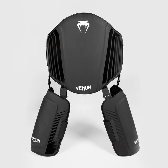 venum-challenger-bauch-und-beinschutz-schwarz-wei image 1