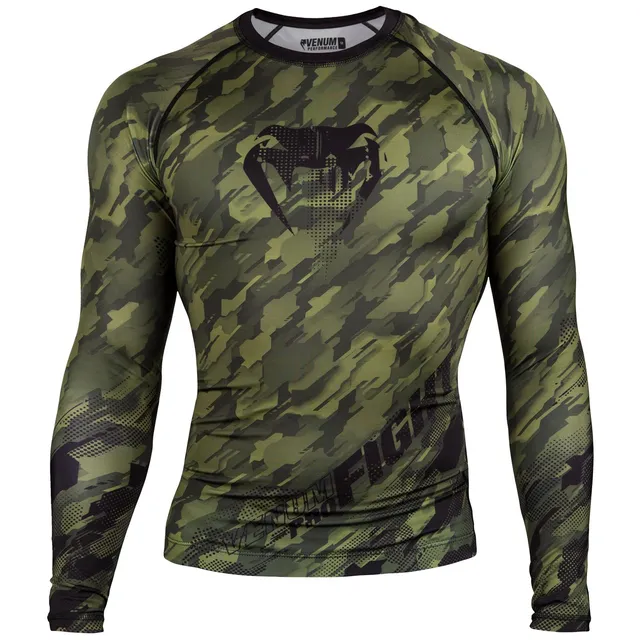 venum-tecmo-rashguard-langarm-herren-khaki image 1