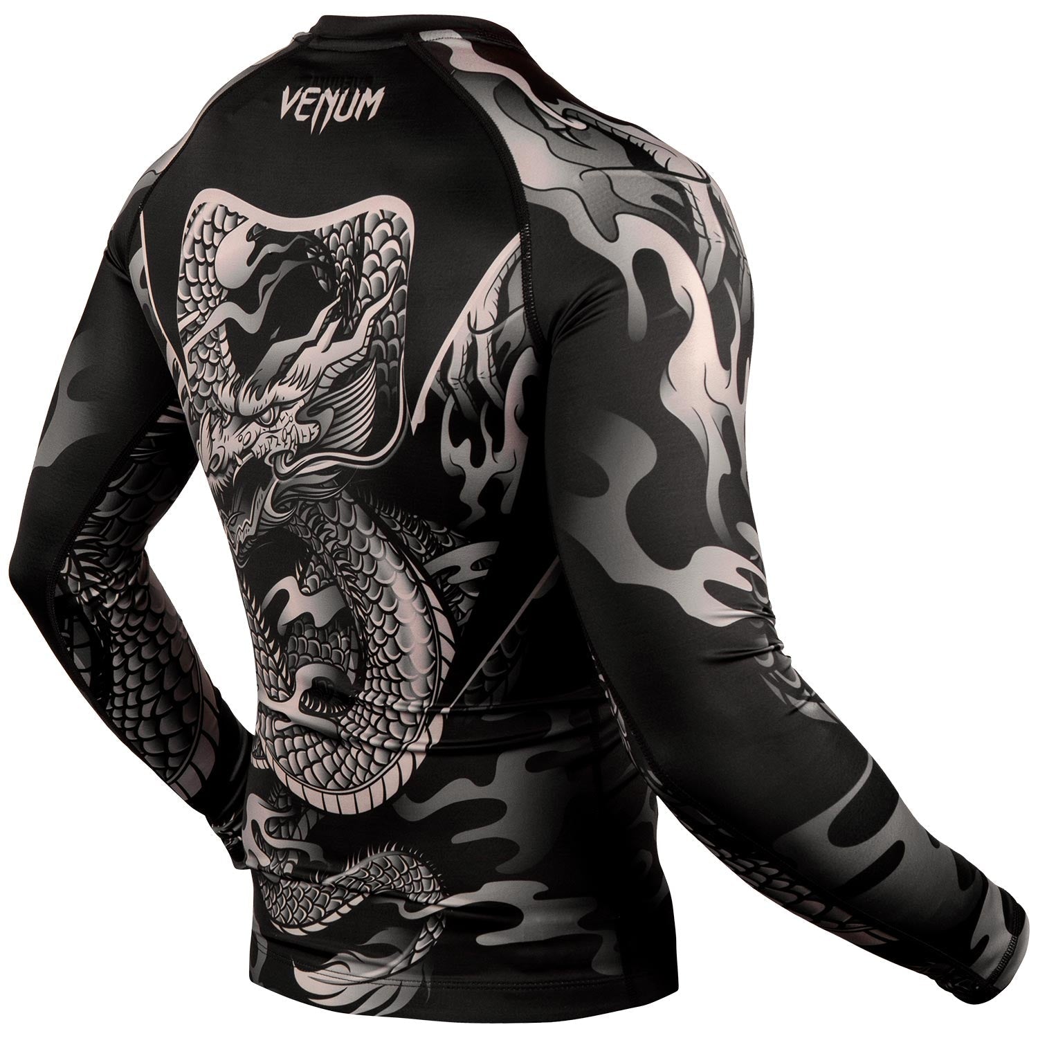 venum-dragon-s-flight-rashguard-langarm-schwarz-sand image 3