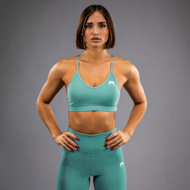 venum-essential-low-impact-damen-sport-bh-aqua-gr-n image 1