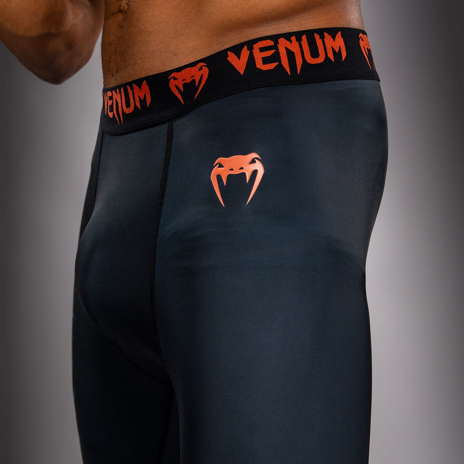 venum-thunder-dragon-spats-schwarz-grau-kupfer image 6
