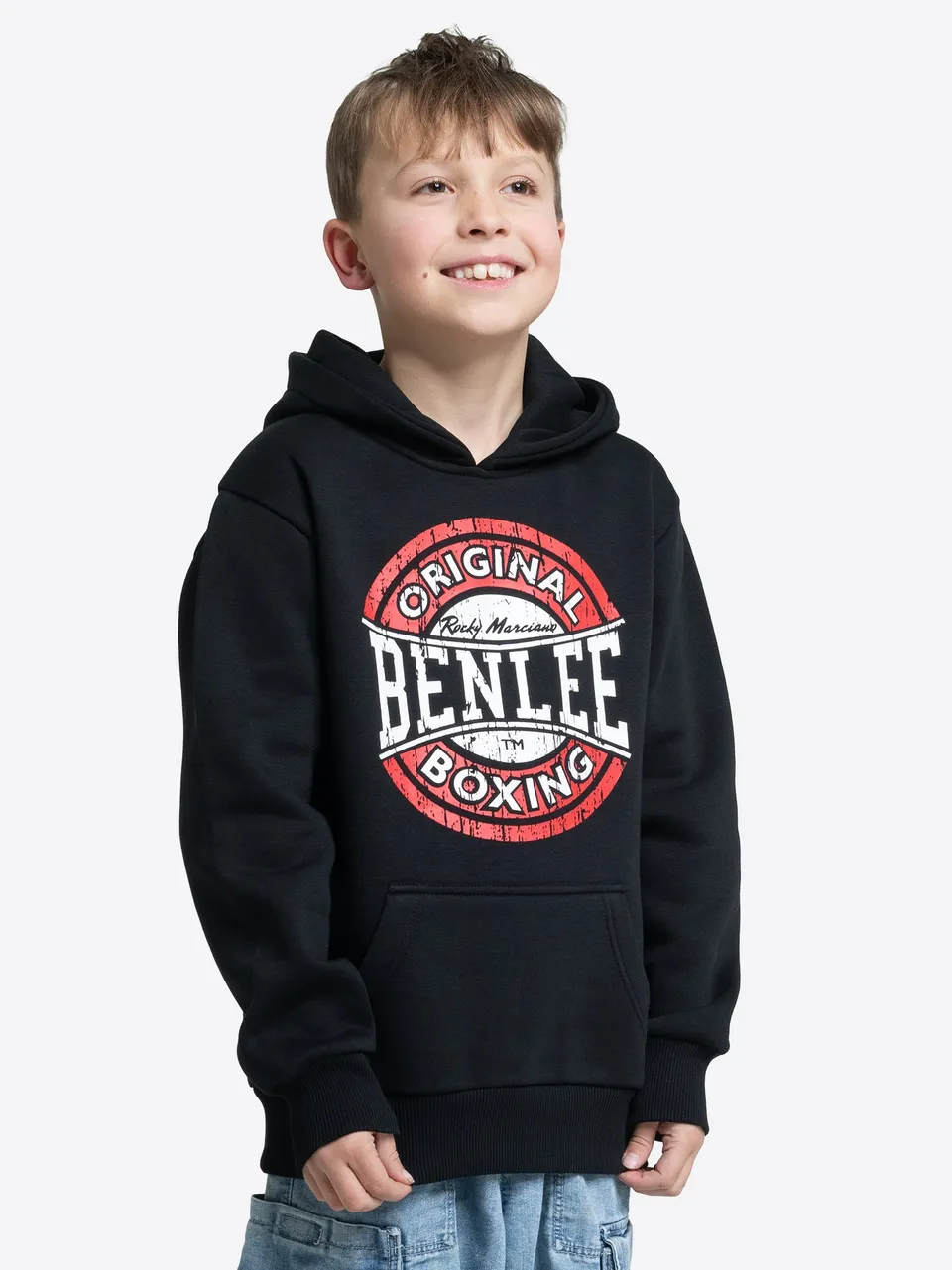 benlee-notton-kinder-hoodie-mit-kapuze-vintage-kreislogo-und-k-ngurutasche image 1
