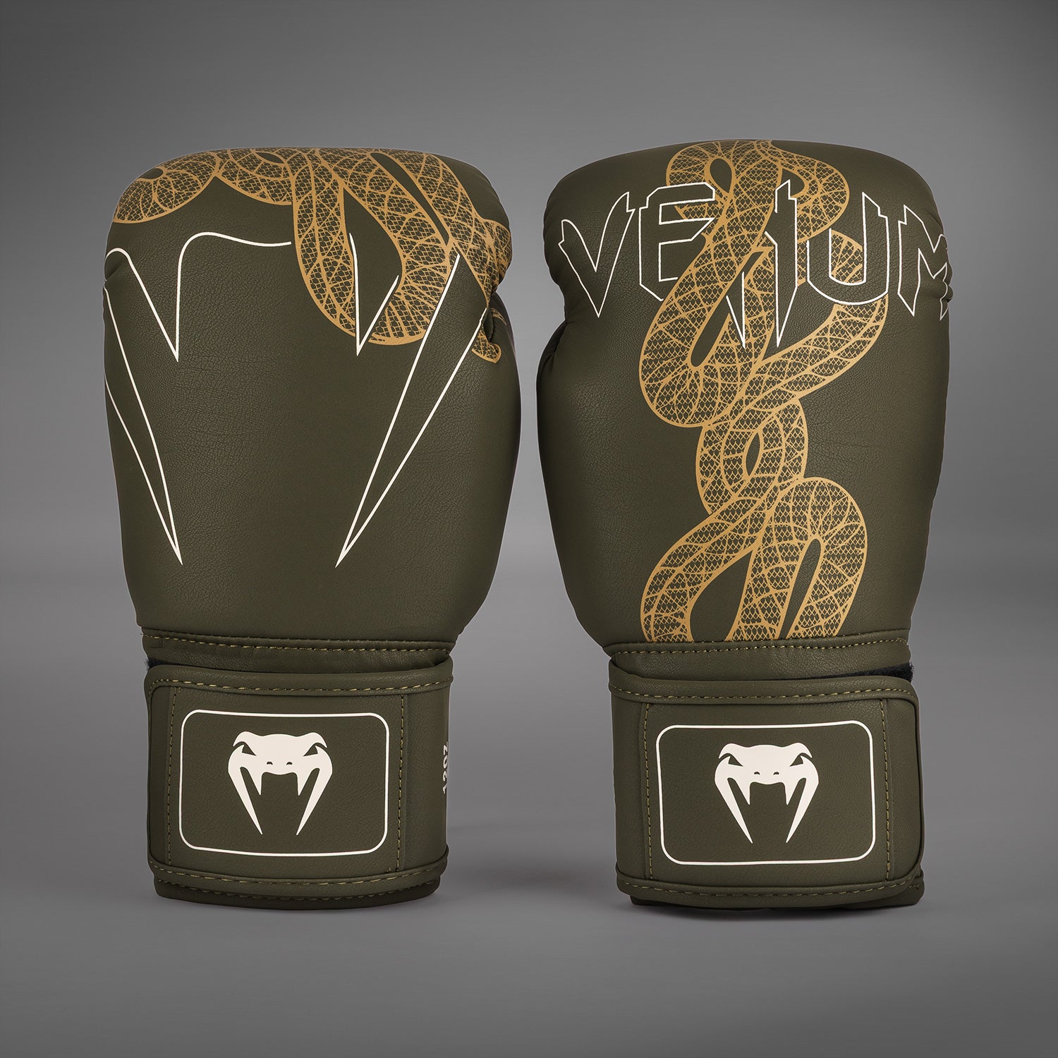 venum-serpenti-boxhandschuhe-khaki-bronze-ivory image 2