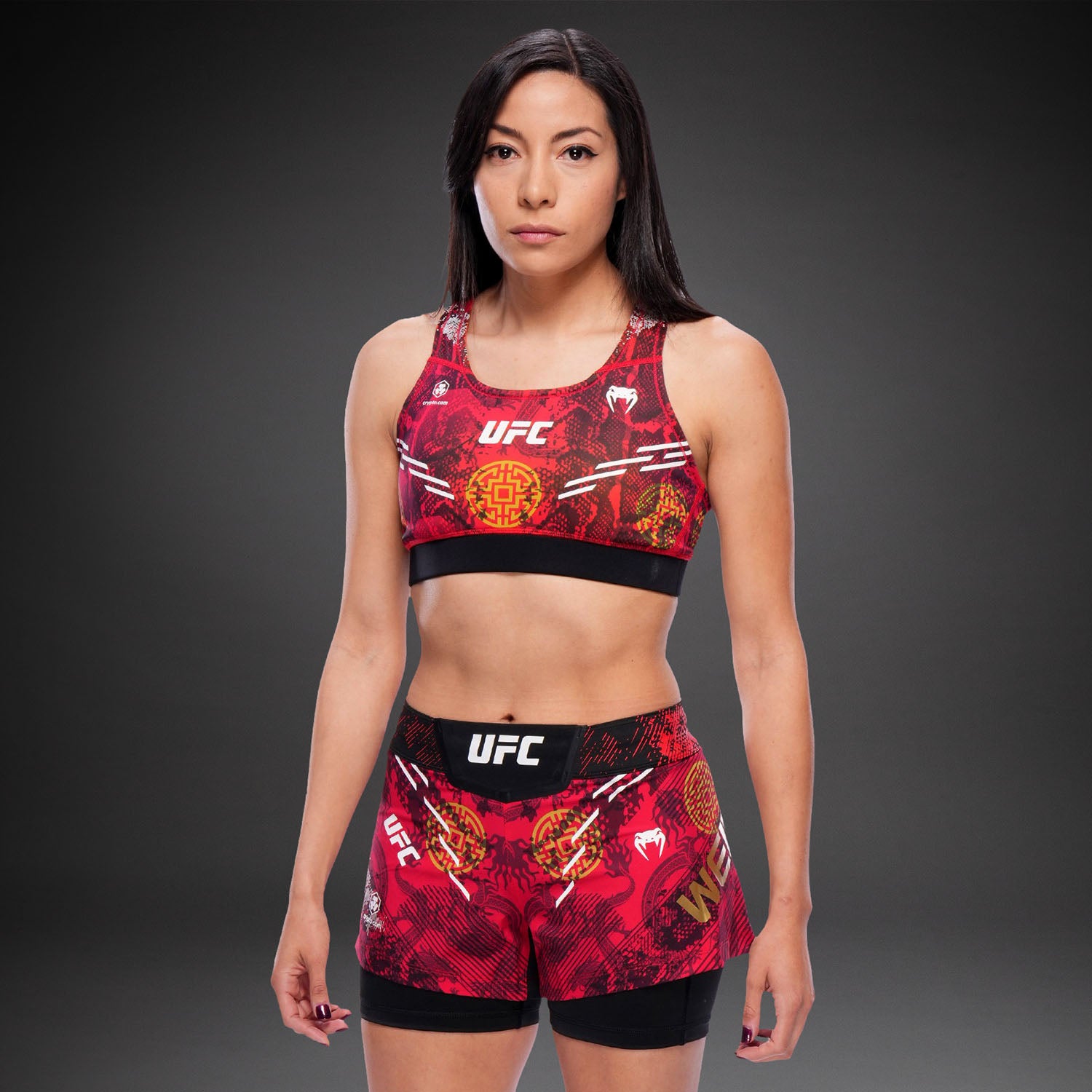 venum-ufc-unrivaled-by-venum-zhang-weili-damen-sport-bh-rot image 1