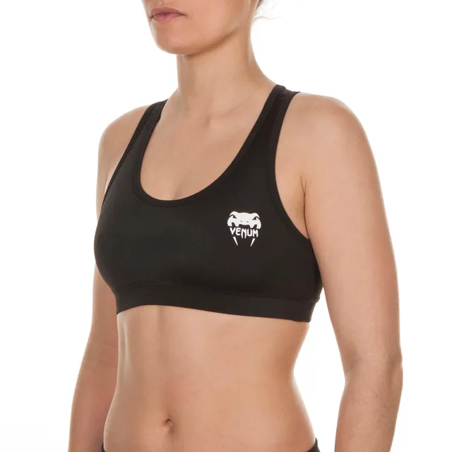 venum-essential-sport-bh-damen-schwarz image 1